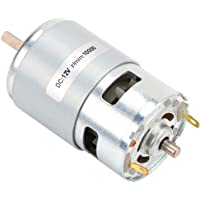KEESIN Motor DC 12V 10000 RPM- Mini Motor Eléctrico de Alta Velocidad con Rodamiento de Bolas- Motor de Repuesto para…
